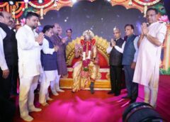 लोकसभा अध्यक्ष ओम बिरला ने किया गणेश पूजन, रसराज जी महाराज के भजनों से राममय हुआ वातावरण